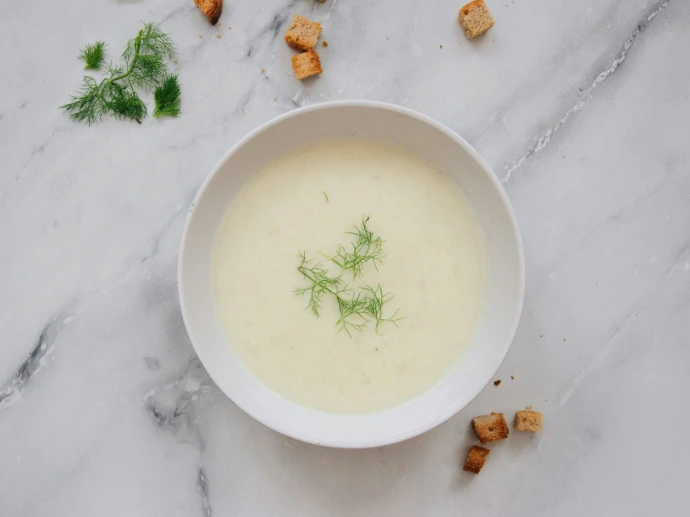 Soup with bone broth